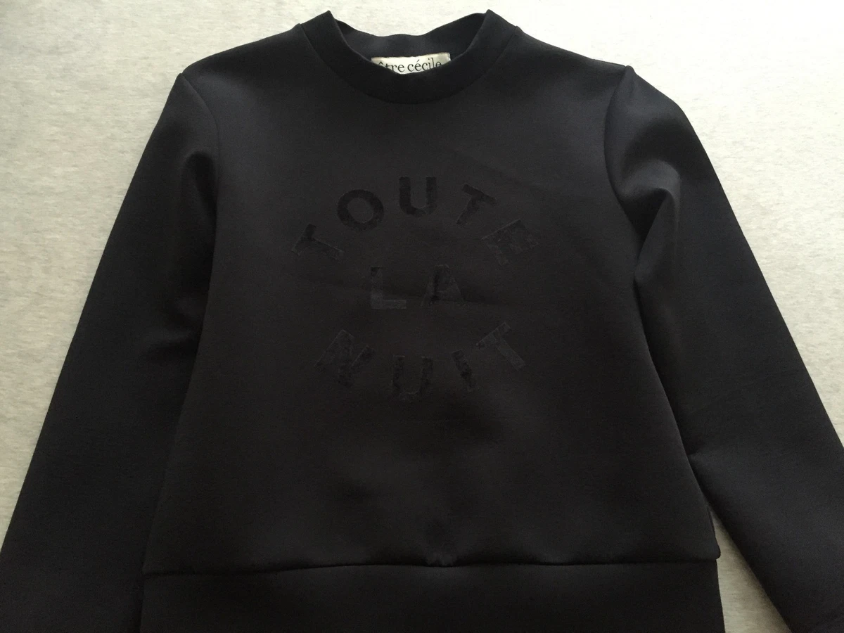 Brand New tre c cile Black Sweatshirt Size XS eBay