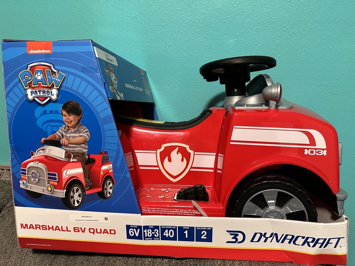 Go Kart Paw Patrol Ride On Target Paw Patrol Chase 6V Electric Go