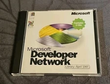 Microsoft Developer Network Library - April 1997 - 2 CDs with CD Key