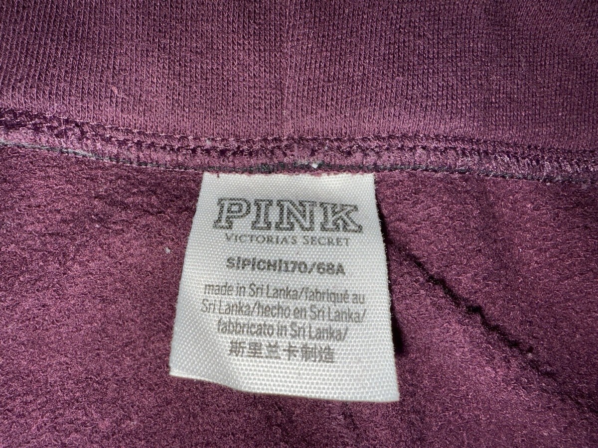 Victorias Secret PINK Maroon Sweatpants Size Small View 4