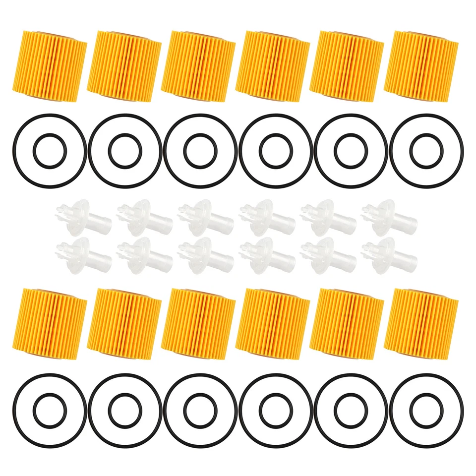 12Pack For Toyota Corolla prius Matrix Scion IM XD Lexus Oil Filter 04152-YZZA6 Foto 2 de 4