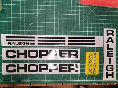 RALEIGH CHOPPER MK1 DECAL SET BLACK - Image 1 of 3