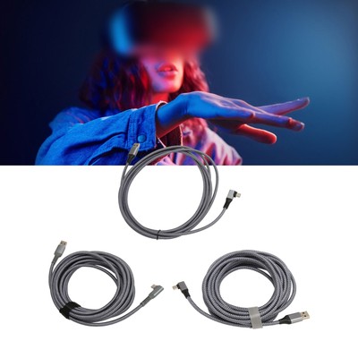 New For 2 Link VR Cable Nylon Braiding High Speed Data Transfer Charging C