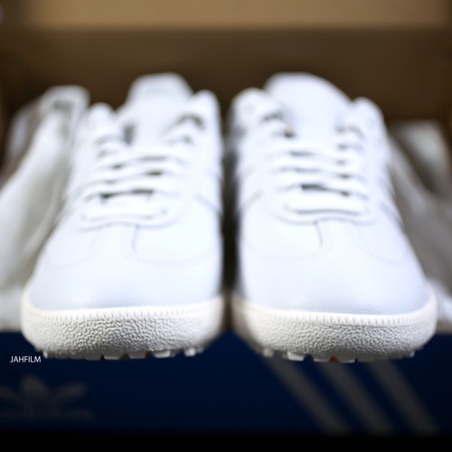 Adidas Samba Golf - Size 7.5 - Grey with Off White Soles - Brand New 7 1/2 - Picture 9 of 11