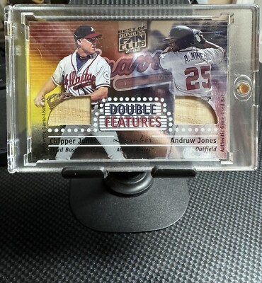 K247,053- 2002 Donruss Best of Fan Double Features Lumber #DF10 C. Jones/A.Jones