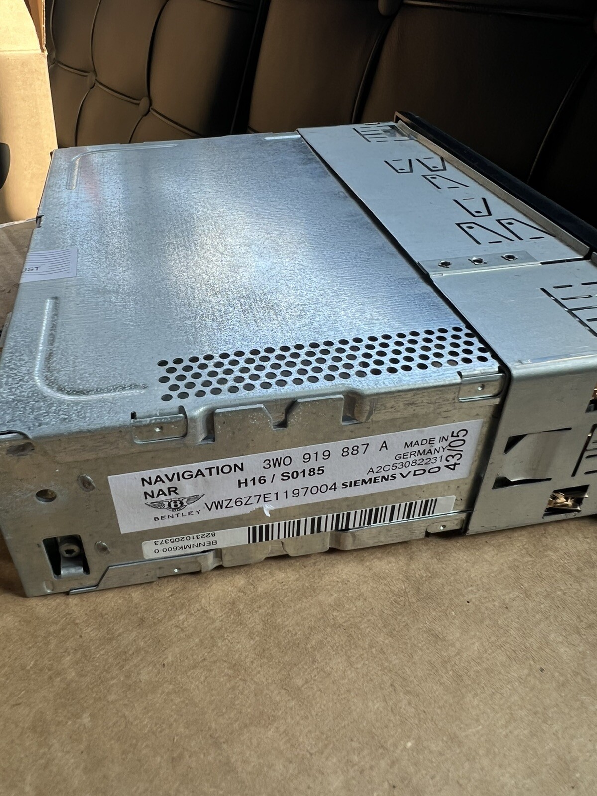 2006-2012 BENTLEY CONTINENTAL NAVIGATION DVD CD DISC PLAYER GPS DRIVE MODULE