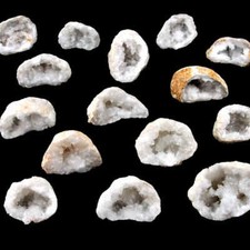 Bergkristall Natur Druse | Geode | Stufe 5 – 50 g aus Brasilien AA - Qualität p