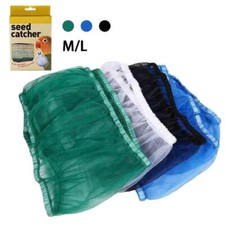 Receptor Seed Guard Nylon Mesh Bird Parrot Cover Soft Easy Cleaning Nylon Airy F
