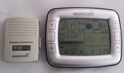 Digital Weather forecast station with Sunrise and Sunset times and moon phase - Picture 5 of 5