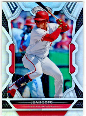 2022 Panini Chronicles Certified Baseball Juan Soto No. 43 Washington Nationals