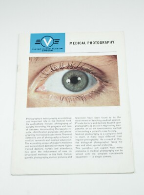 U202173 Hasselblad Medical Photography Guide Manual Vintage Tips