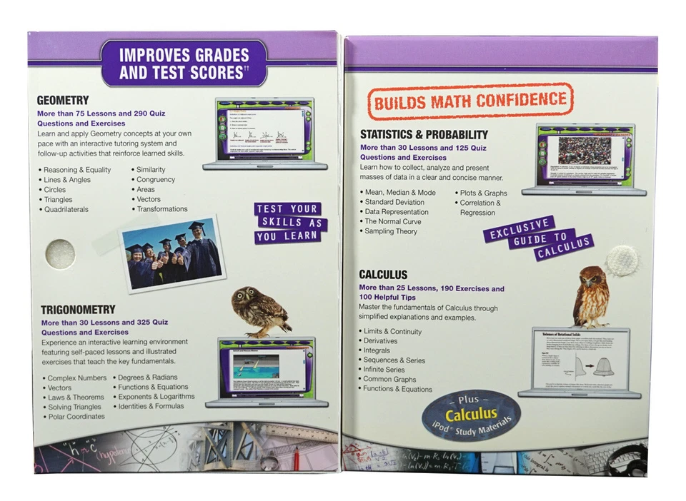 Math Advantage: Study Skills Math Curriculum DVD Homeschool Grades 6-12, Age 11+ - Image 3 of 4