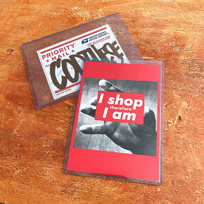 Barbara Kruger Untitled 1987 I Shop Therefore I Am Art Print 80s