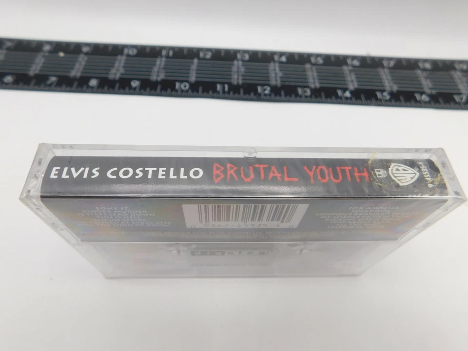 Sealed Elvis Costello Cassette Brutal Youth Audio Tape C16-3 45535-4 - Image 3 of 3