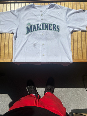 Majestic Seattle Mariners White Baseball Jersey Size M Major League Baseball MLB