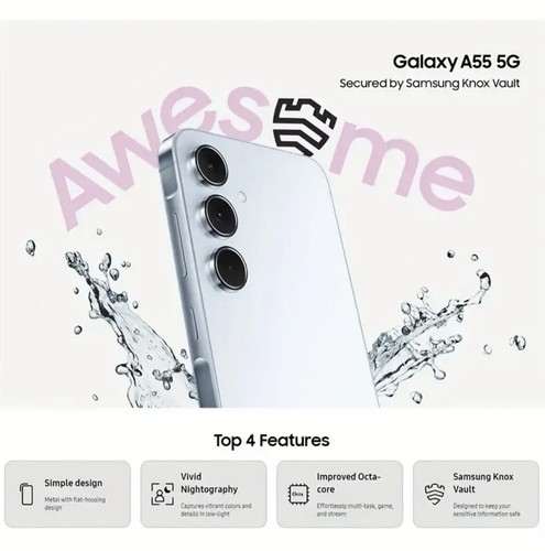 Samsung Galaxy A55 5g 8GB RAM + 128GB ROM. NEU.OVP. - Bild 3 von 5