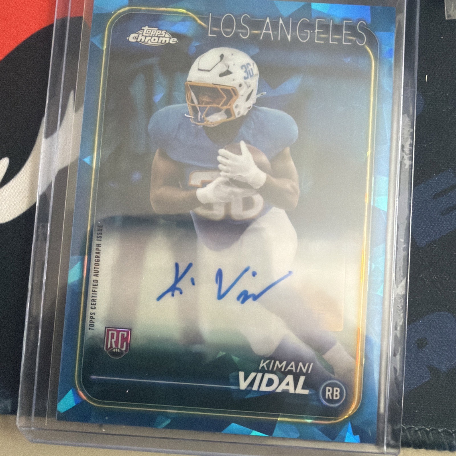 Kimani Vidal Topps Chrome Sapphire #265 Base