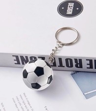 3D Soccer Ball Keychain Mini Football Pendant for Fans World Cup Style Gift