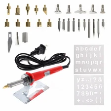 37pc Universal Tool Wood Burning Pen Set with Assorted Tips