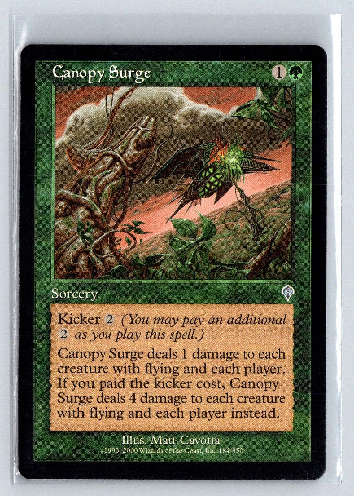 CANOPY SURGE (4x) Playset – Invasion – Uncommon MTG Magic the Gathering