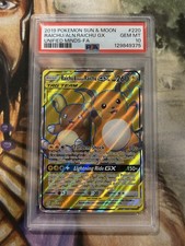 Raichu & Alolan Raichu GX 220/236 Pokemon Unified Minds Tag Team Holo - PSA 10🔥 on eBay