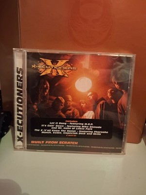 X-Ecutioners Cd Album Built From Scratch 2002 Hype Sticker Bonus Track!!