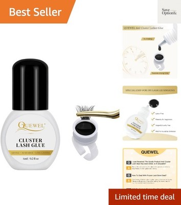 Gentle 6ml Eyelash Clusters Glue - , Cold Resistant & Perfect for Beginners