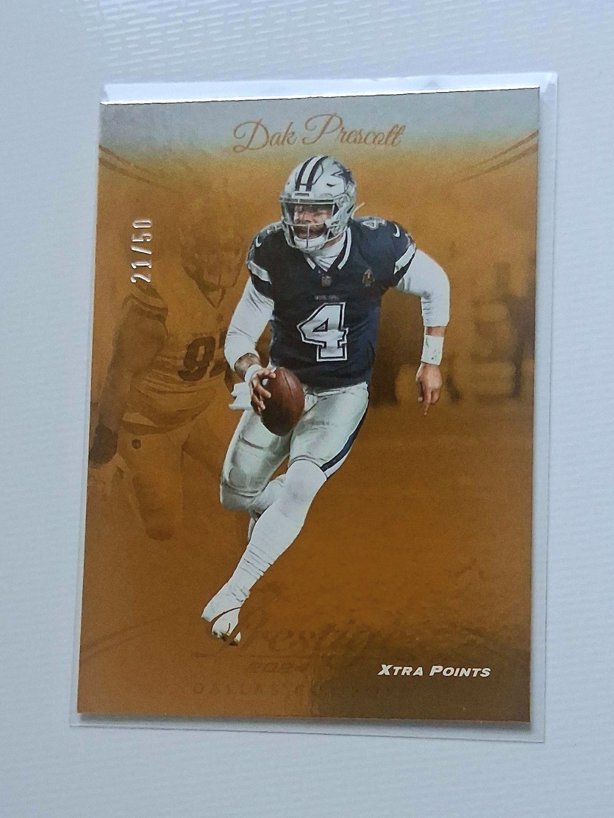 DAK PRESCOTT Cowboys 21/50 * 2024 Panini Prestige Xtra Points. Foil #75