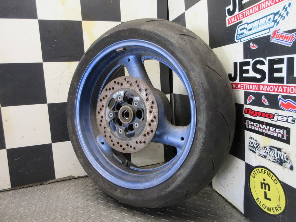 93 1993 SUZUKI GSXR750 GSXR 750 OEM RUEDA TRASERA ROTOR Foto 3 de 4