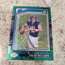 2024 Panini Donruss Optic Rookie Caleb Williams #201 Green Velocity Prizm MINT