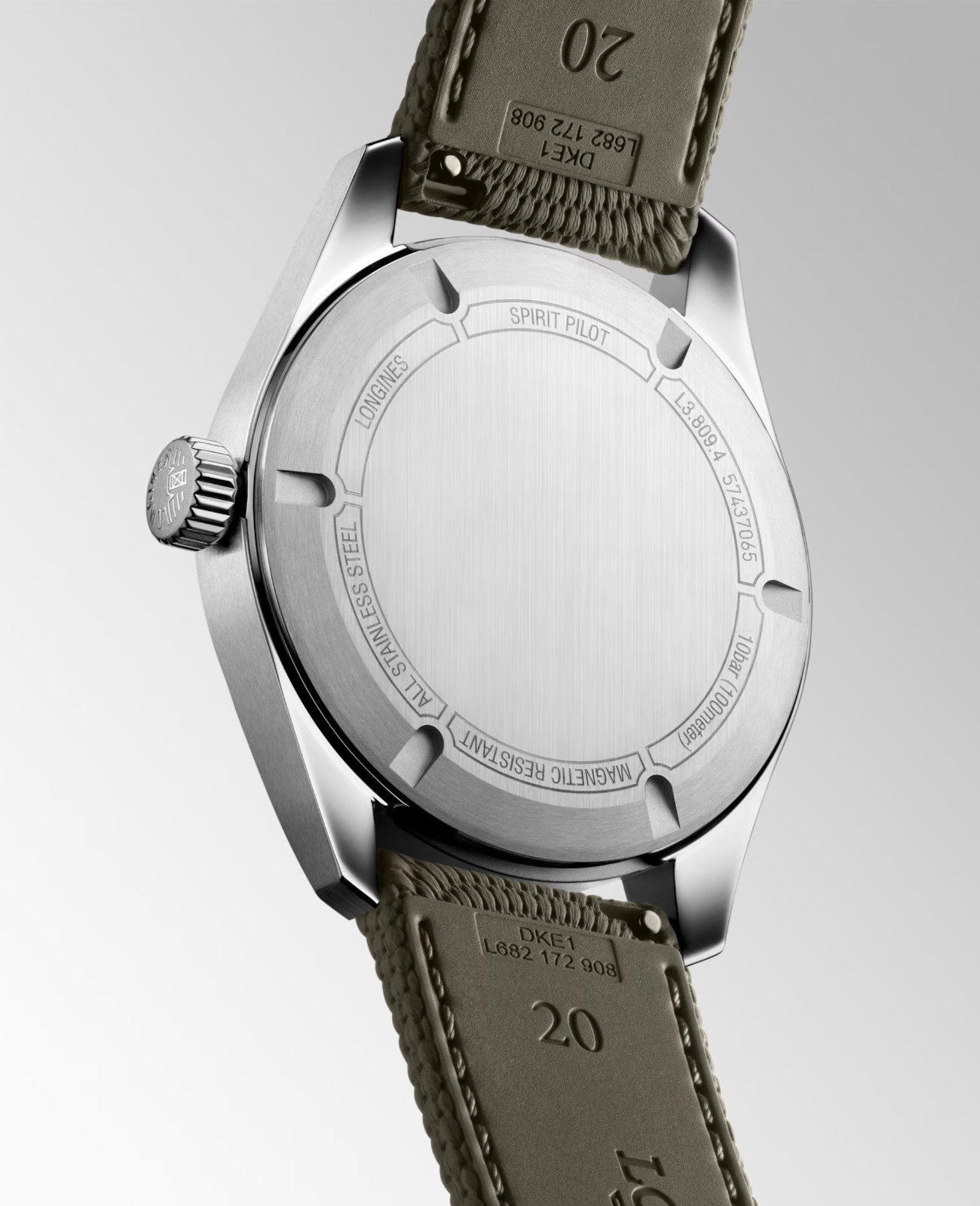 Longines Spirit Pilot 39 MM Automatic Stainless Steel Black Dial Watch L38094539 image 3