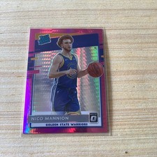 Nico Mannion 2020-21 Donruss Optic Warriors Rated Rookie Pink Hyper #190 B-16