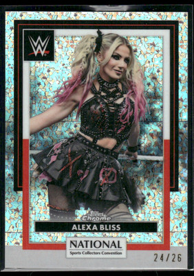 2026 Topps National Convention Alexa Bliss #WWE-19 Annual Refractor /25