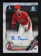 2019 Bowman Draft Chrome Draft Pick Auto Kyren Paris #CDA-KP Auto 0j8f