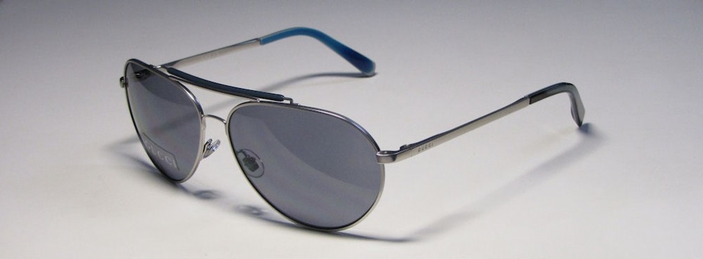 Gucci GG1905S 011EG SilverBlue Aviator Sunglasses Frame 62-14-140 SD 36690₽
