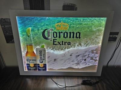 New Corona Extra Motion Sound Mirror Beer Bar Tavern Sign lighted