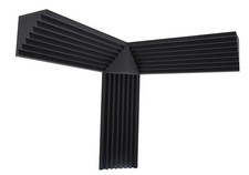 Bass Trap Kit 3 pz.Ca.100x30x30cm Lamelle (Piramidi) Profilo + 1 pz Acustica