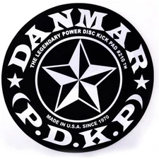 Danmar Bass Drum Single Impact Pad w/Star Graphic