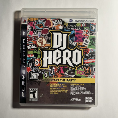 DJ Hero (Sony PlayStation 3, 2009) Not For Resale
