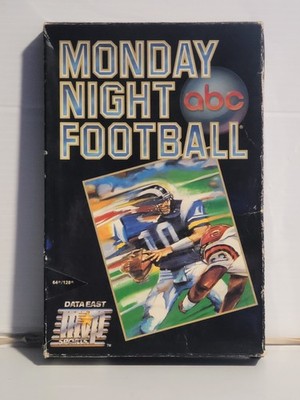 Vintage ABC Monday Night Football C64 / 128 Video Game Data East