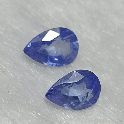 1.70CT Natural Blue Ceylon Sapphire Pair Loose Gemstone for earring - Picture 2 of 7