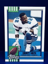 Topps 1990 Emmitt Smith 27T EX-NM Rookie Card Dallas Cowboys *FlipRelicSports*