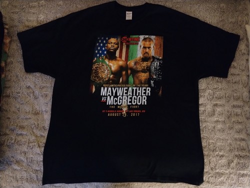 Maglietta Floyd Mayweather VS Conor McGregor The Money Fight 26 agosto 2017 XXL - Foto 5 di 7
