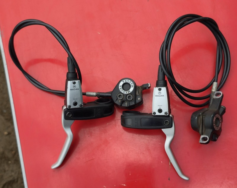 Magura Julie HP Hydraulic Disc Brakes, Front & Rear