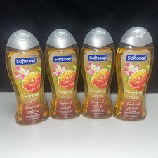 4 Pack Softsoap Body Wash ENERGIZING HONEYSUCKLE  ORANGE BURST 20oz