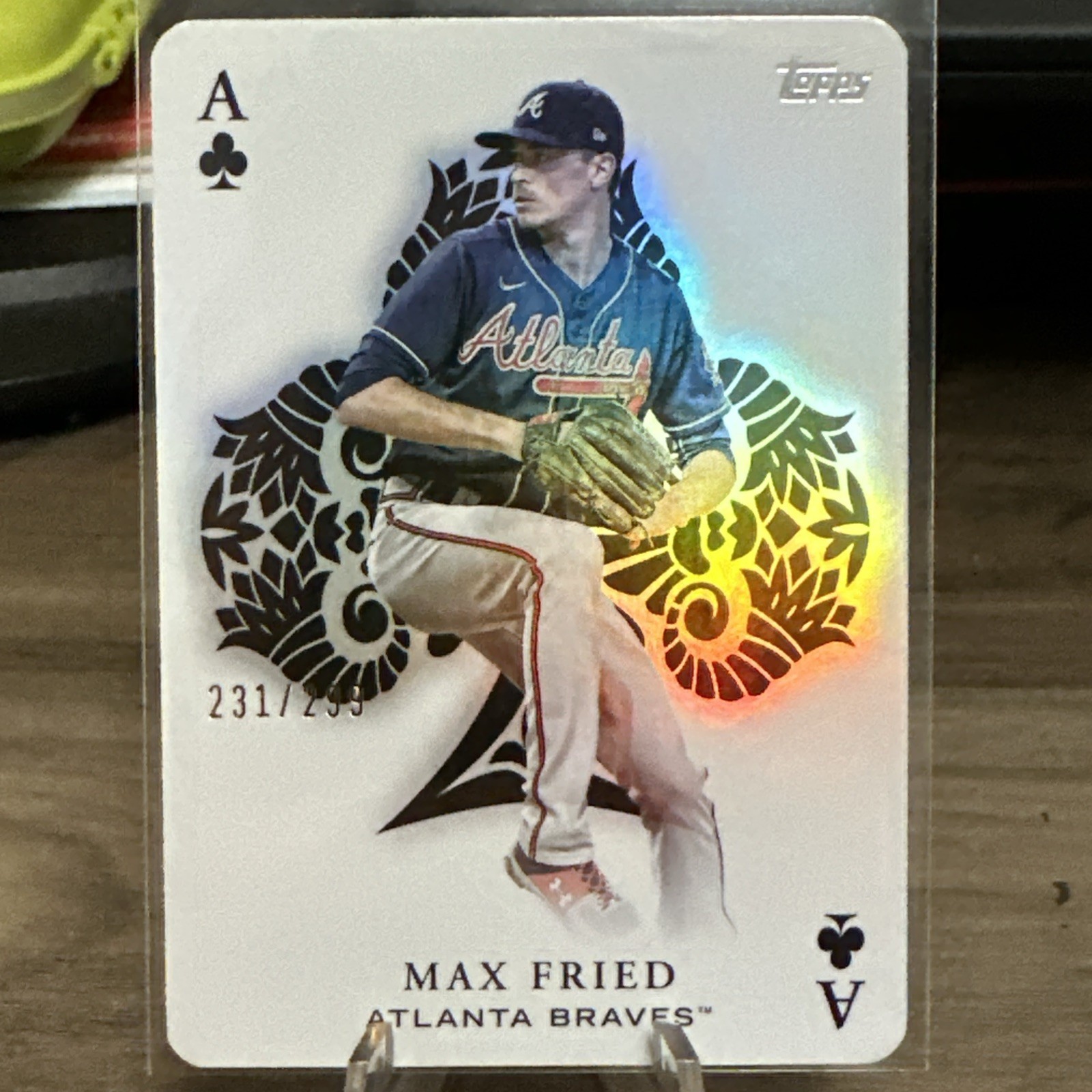 2023 Topps Series 1 Max Fried All Aces Black Parallel /299 #AA-20 SP Braves