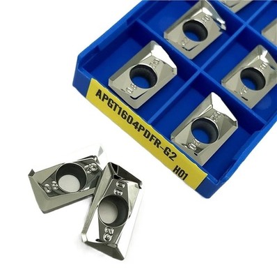 10PCS APGT1604PDFR G2 H01 Milling Aluminum Alloy Turning Tool Cutting CNC Metal