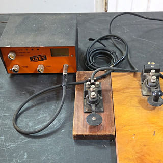 MORSE CODE TELEGRAPH CRW Co. Keyer Model Mark V CONTROLLER & KEYS (Boy Scouts)