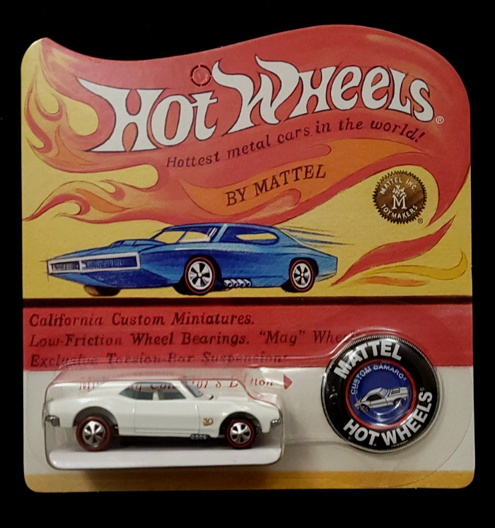 Hot Wheels 50th Anniversary RLC Custom Camaro White #3227/12