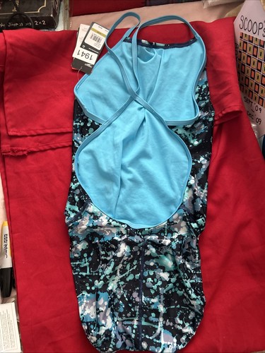 Women’s Speedo One Piece Swimsuit Peacoat NWT Size 14/40 Eco Endurance Repreve - Picture 2 of 4